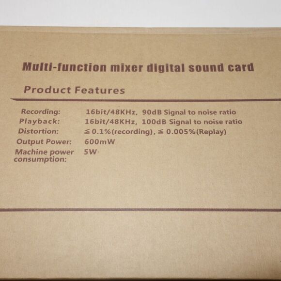 NEW Podcast Setup Sound Card K500 Audio Card with Effects Condenser Microphone - Picture 7 of 7